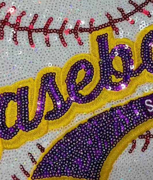 GEAUX Tigers Baseball Patch Only